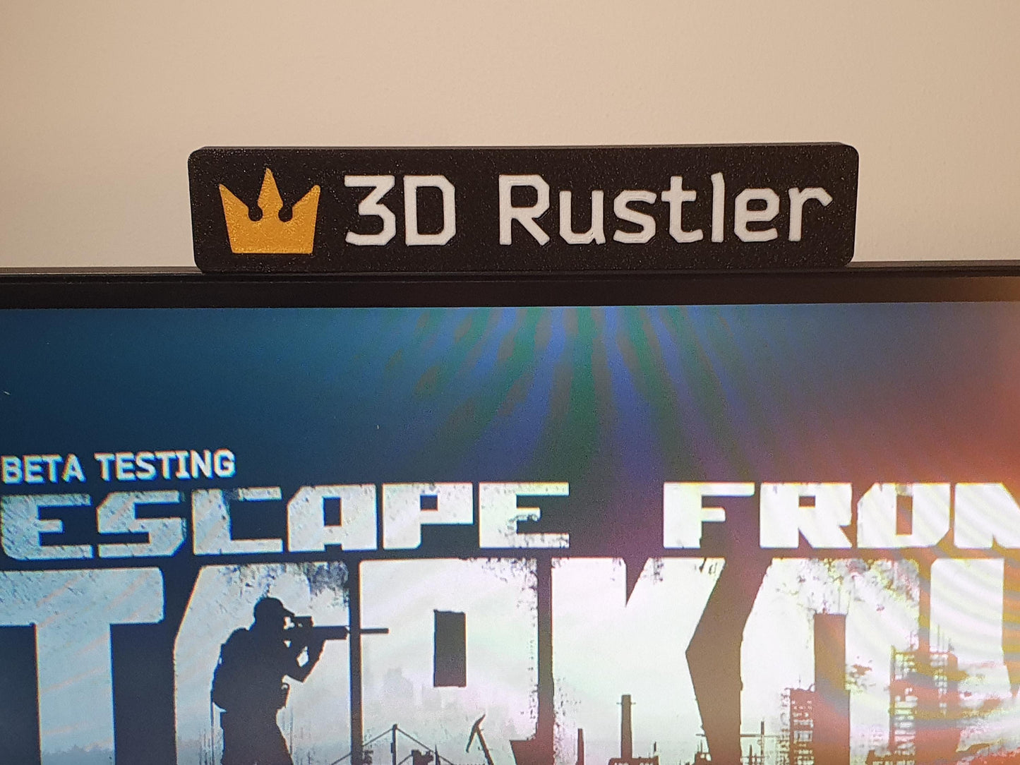 Customizable Name Plate with EOD Crown Logo - Inspired by Escape from Tarkov (Edge of Darkness Edition)