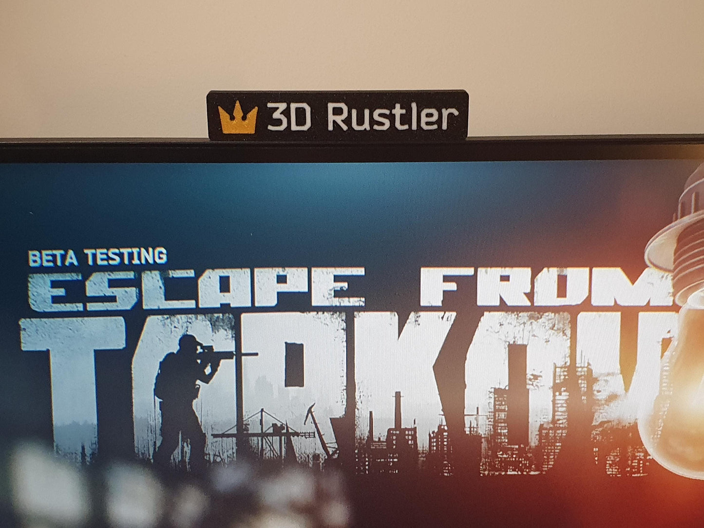 Customizable Name Plate with EOD Crown Logo - Inspired by Escape from Tarkov (Edge of Darkness Edition)